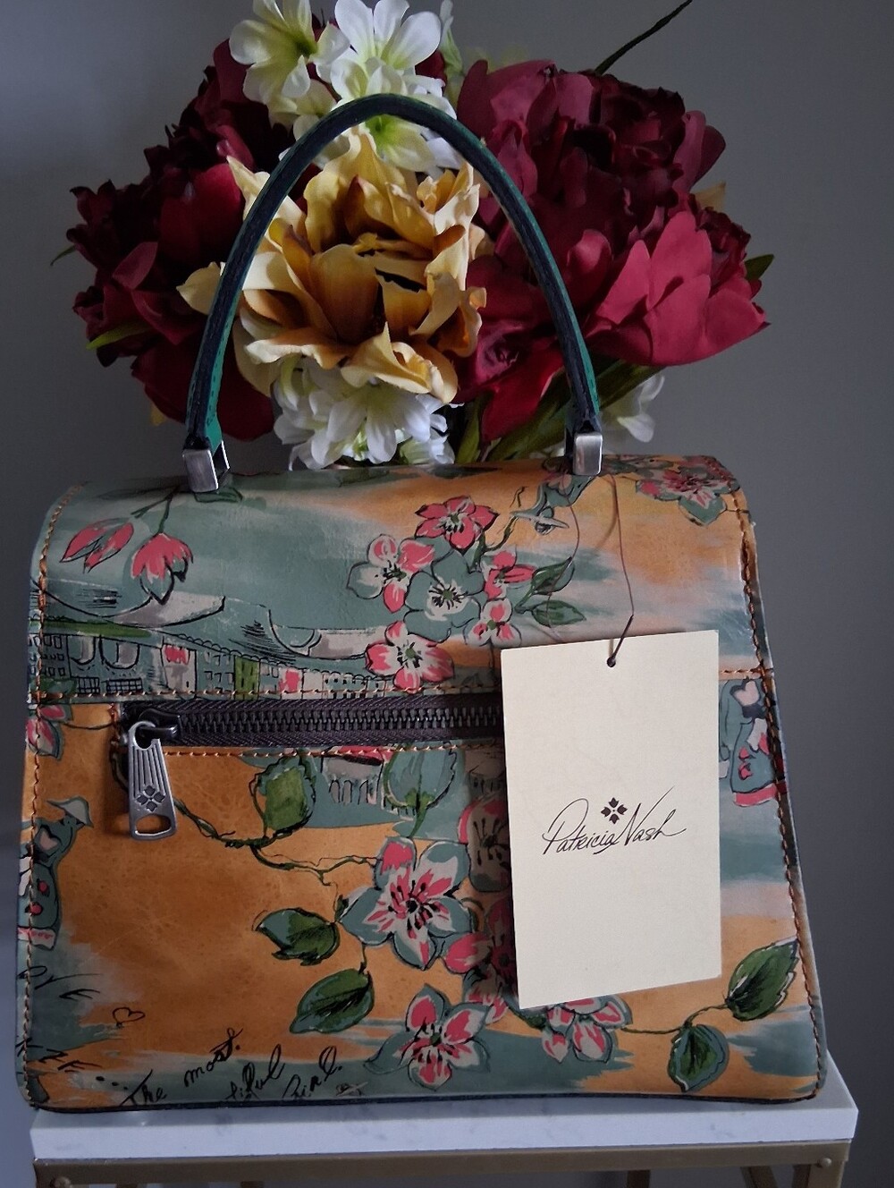 Patricia Nash Top Handle Crossbody Bag, New - Picture 3 of 11